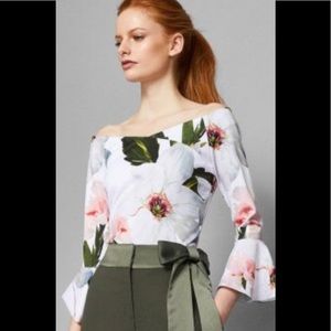 Ted Baker Chatsworth Bloom Bell Sleeve